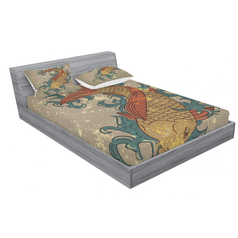 Microfiber Sheet Set, Queen Sheet Set with Fitted Sheet