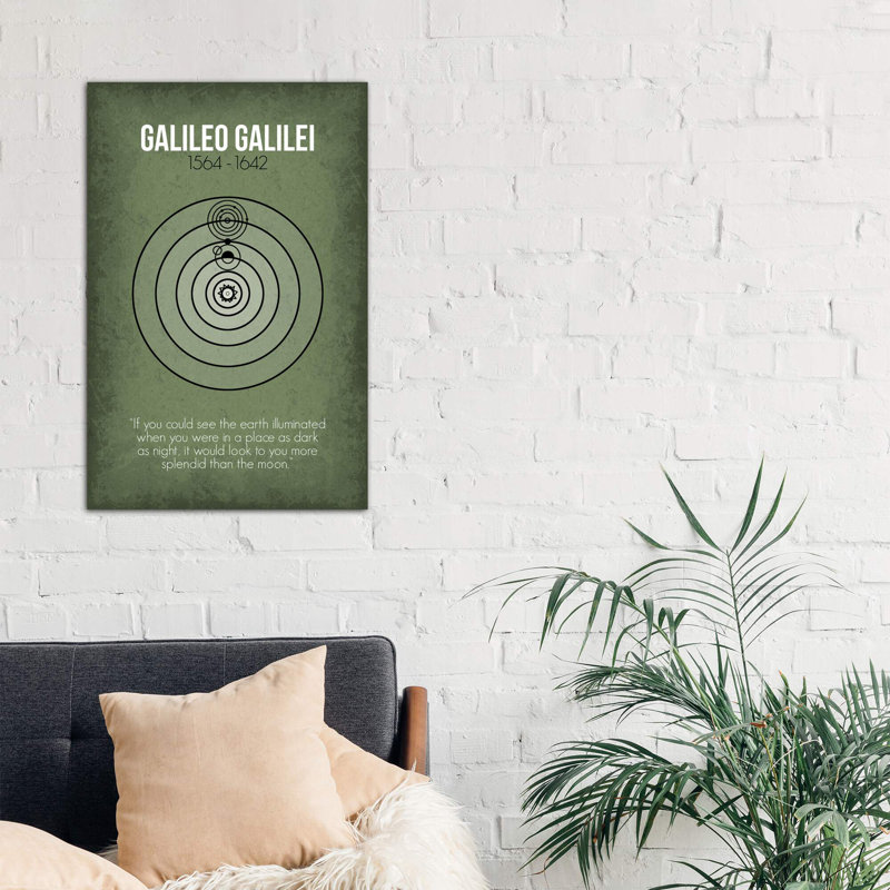 Galileo Galilei - Wrapped Canvas Print, 152.5 cm H x 101.5 cm W