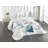 Ambesonne Compass Bedspread Set Watercolor Nautical Navy Blue Eggshell-101565925