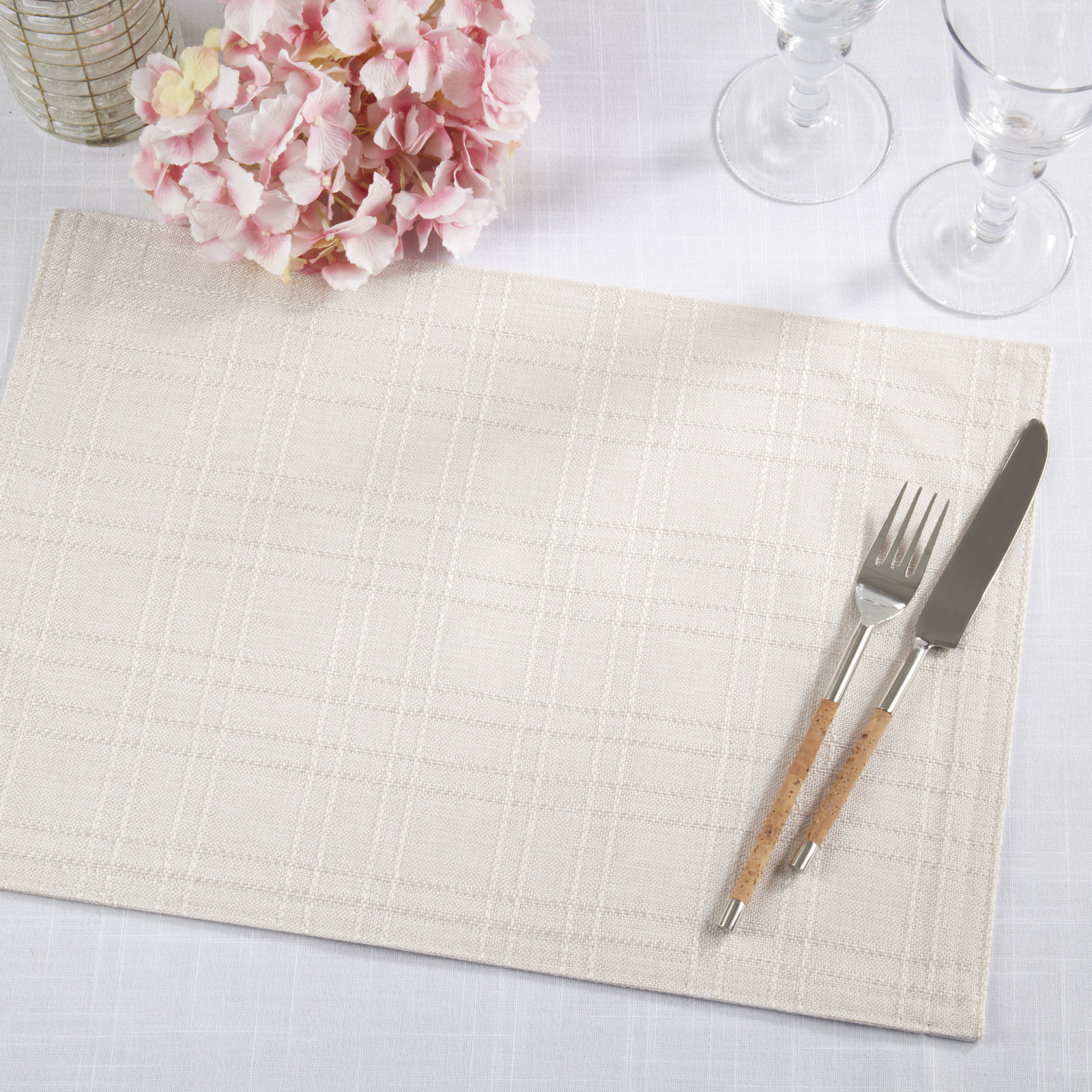 Plaid Placemat, Pink