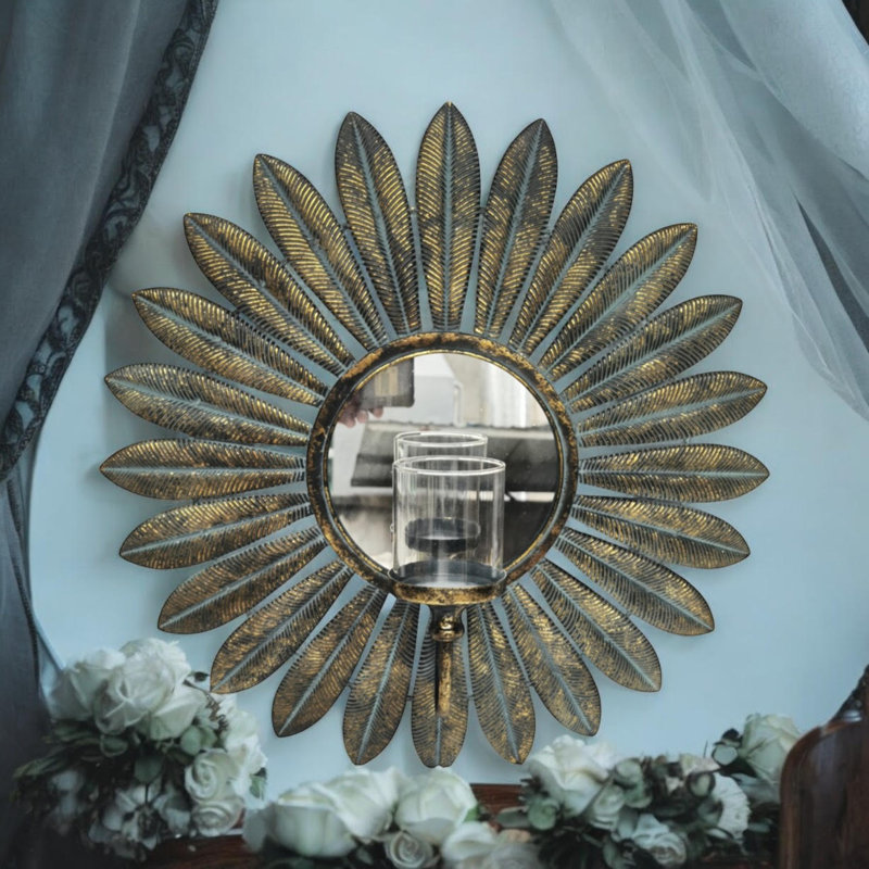 Finis Metal Round Mirror