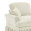 Canapé beige en chenille 2 places avec jupes amovibles-951243116