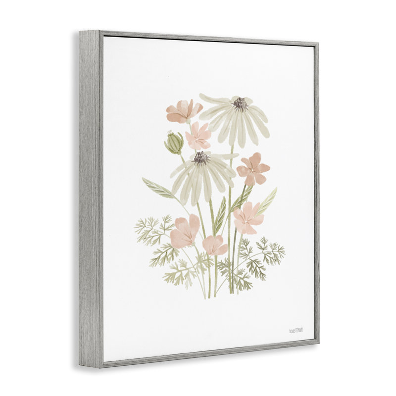 Subtil Wild Blooms, estampe numérique par House Fenway, Estampe numérique Farmhouse, H 30 po x l 24 po