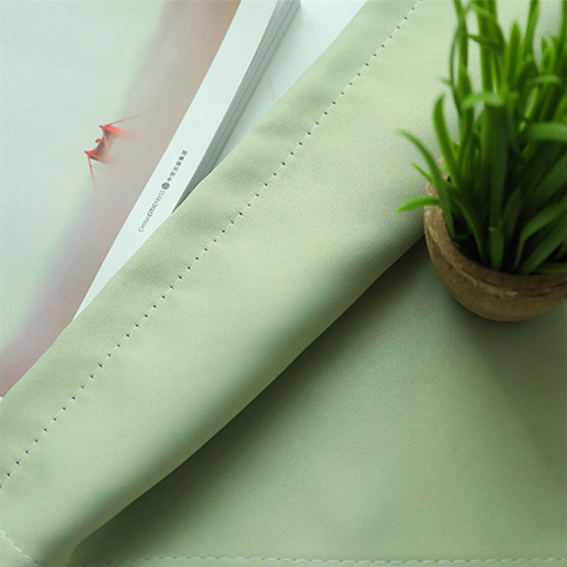 Rideau en polyester Afreena, Vert