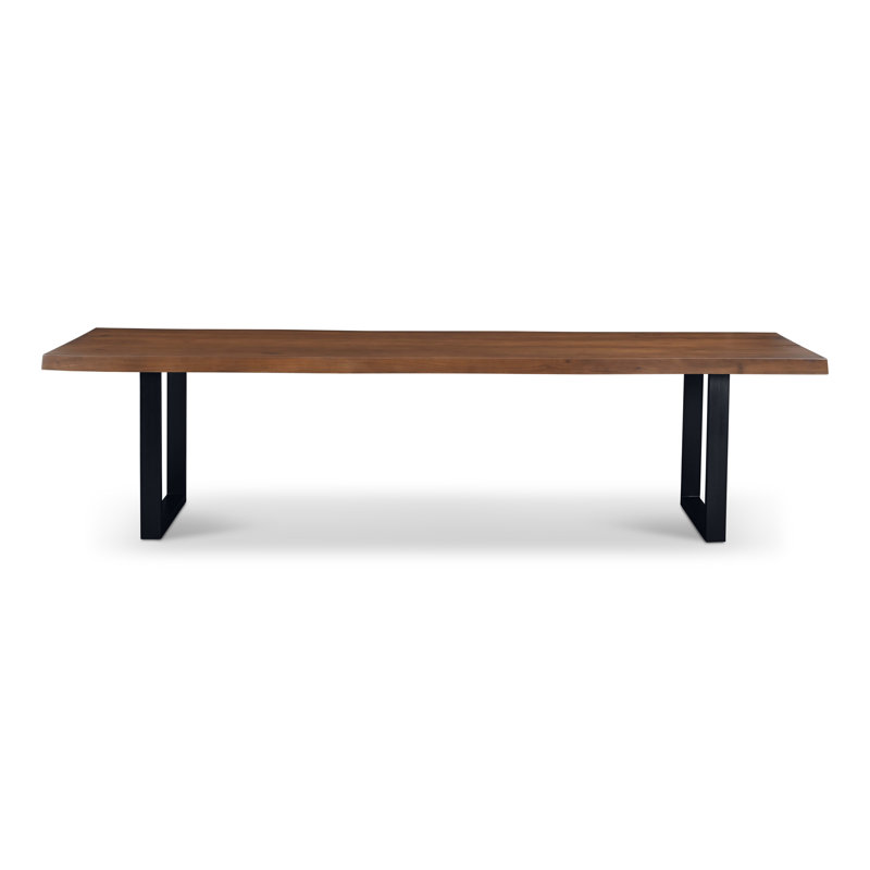 Brooks Dining Table, Americano, Black, 29.75"H x 116"L x 40"W