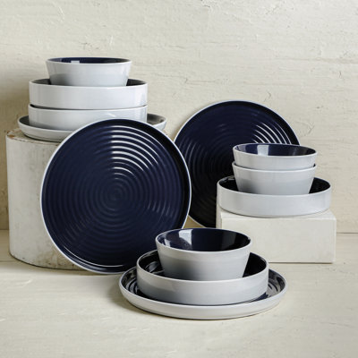 Stone Lain Elica 12-Piece Dinnerware Set Stoneware