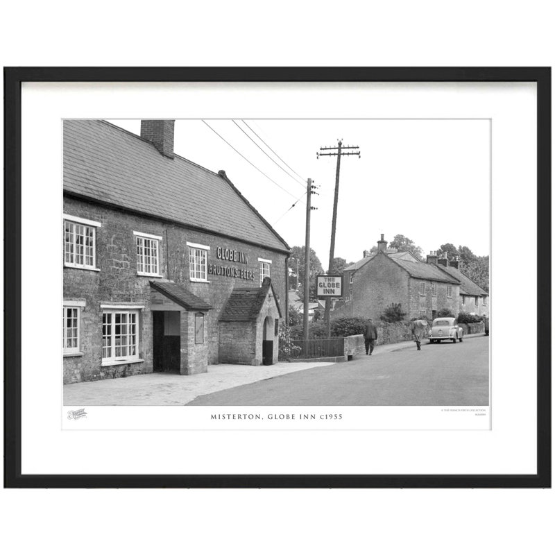 Misterton, Globe Inn C1955 - Single Picture Frame Print, 45cm H x 60cm W x 2.3cm D