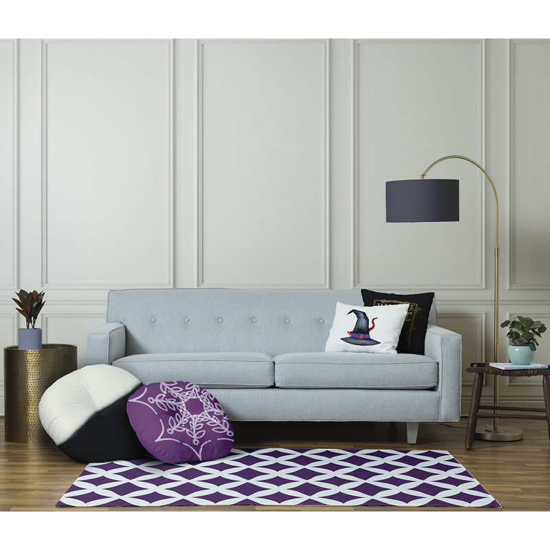 Coussin 340_Web Art, Mauve, 30 po x 30 po