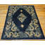 Tapis rectangulaire chinois en laine noué à la main de style chinois antique des années 1900