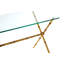 Pals 120cm Glass Top Console Table
