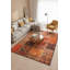 Tapis décoratif orange et brun-879677619