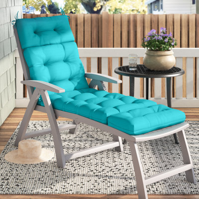 Shipton Outdoor Tufted Chaise Lounge Cushion