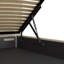 Classic upholstered King Bed with loft-up storage, matress area 150 x 200 cm, minimalistic headboard-1089631216-1089631223