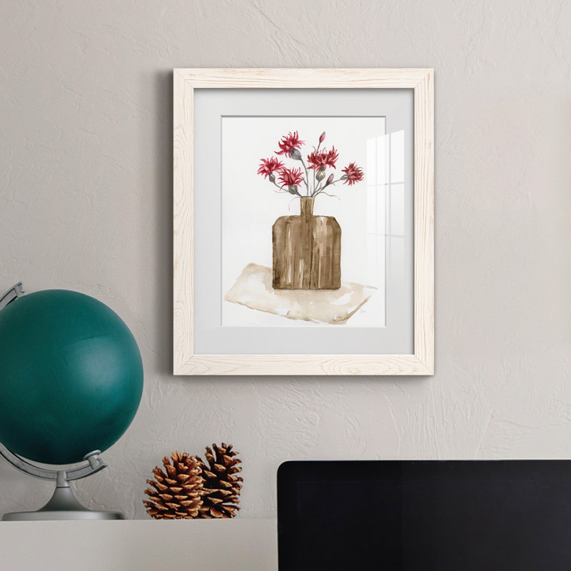 Simply Country I - peinture encadrée, Cadre blanc, H 24 po x l 18 po x P 1,5 po