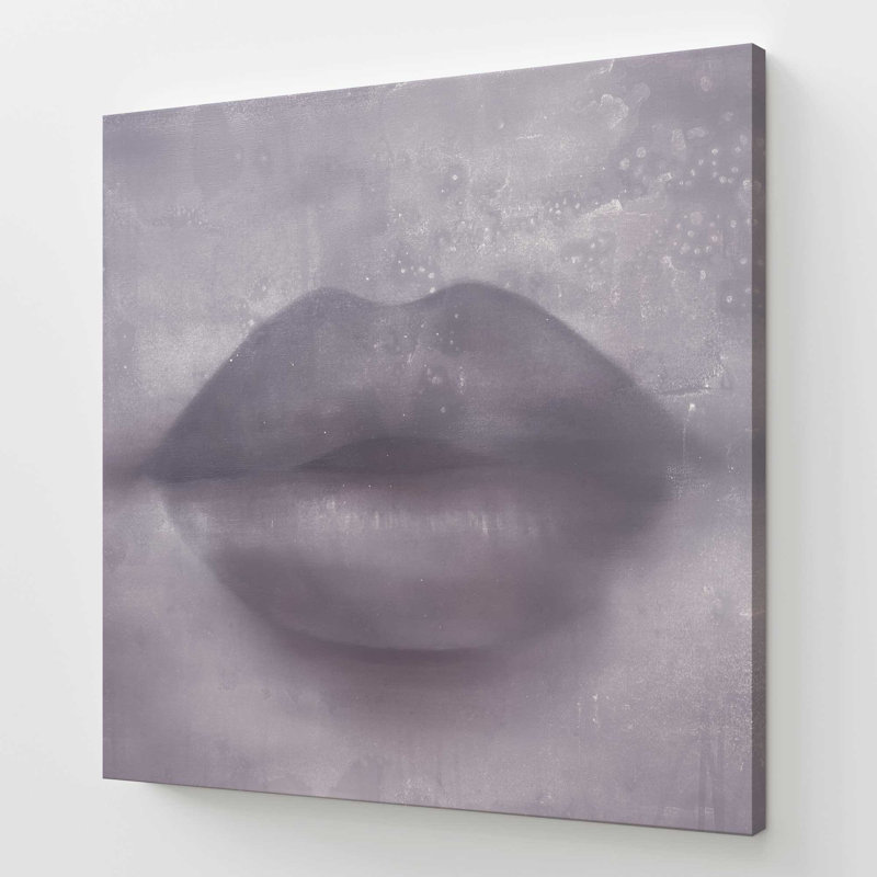 «Whispered Kiss», grand imprimé sur toile, H 48 po x l 48 po