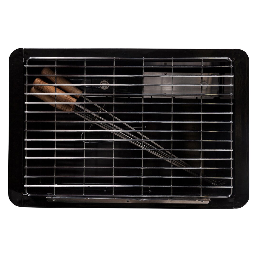 Dakota Fields Tragbarer Holzkohlegrill 54 cm