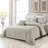5 Piece Glena Gatework Printed Microfiber Quilts Set-655619643