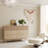 Commode 6 tiroirs en bois naturel - Surface rayée