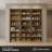 Alto 3 Shelf Towers Wall-Mounted Closet Tower System, 79.5" W x 84" H x 14.5" D, Oak-124595022-124595032