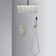 Ceiling Mounted Shower System Combo Set With Handheld And 16"Shower Head