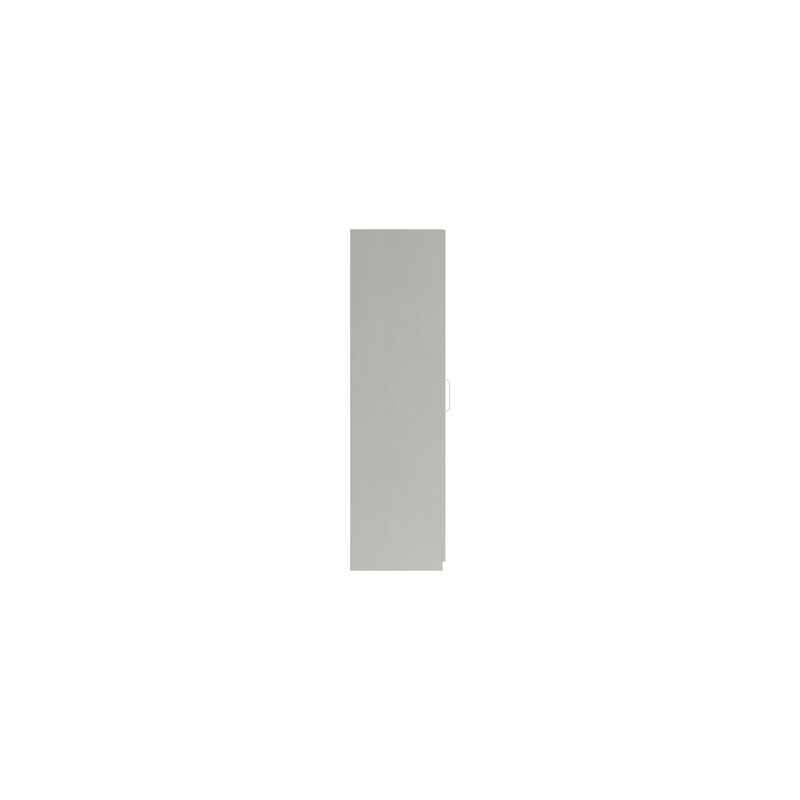 Narvaez 4 Door Manufactured Wood Wardrobe, White Gloss