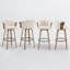 Tabouret de bar et de comptoir Lesli