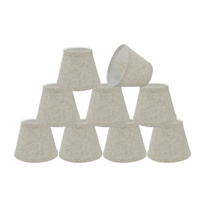 Glenshire 4'' H x 5'' W Linen Empire Lamp Shade