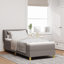 Box Spring Bed With Mattress - Fabric-213748459-213748461
