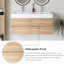 Meuble-lavabo mural 48 po avec lavabo à surface solide intégré-1220926482