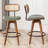 Sirine Swivel Vegan Leather Bar & Counter Stool-986270870