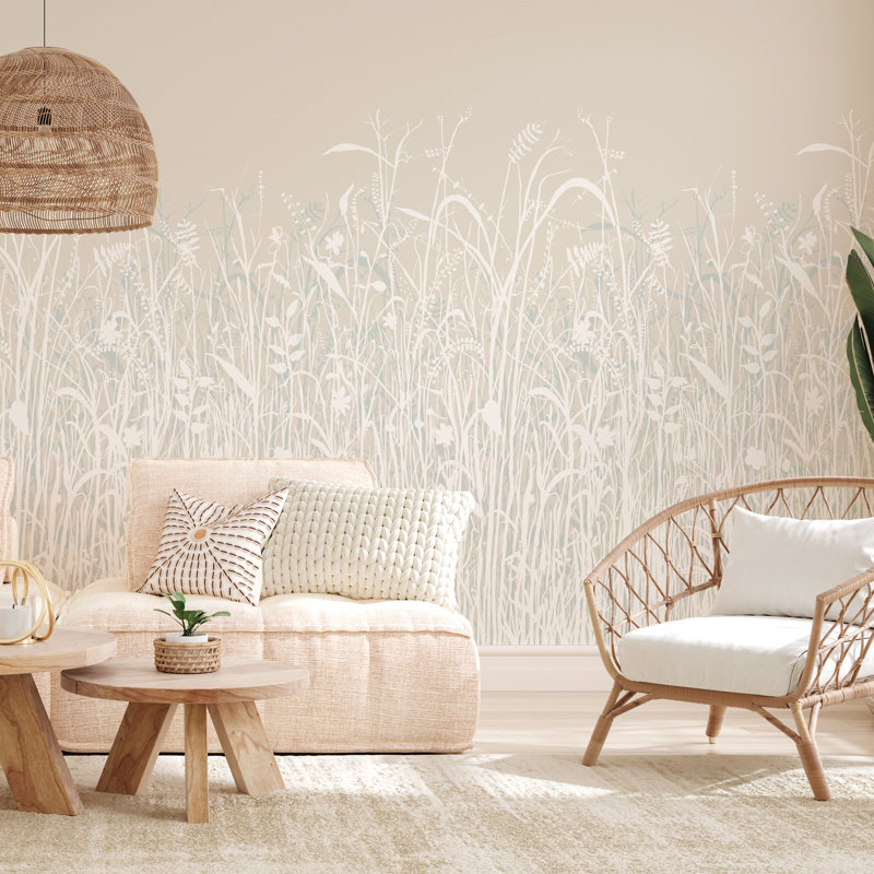 Jadziah 108" L x 78" W Peel and Stick Wall Mural