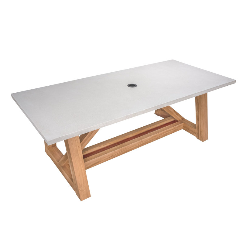 Bayridge Rectangular Outdoor Dining Table Yes , 87 " W 39 " D