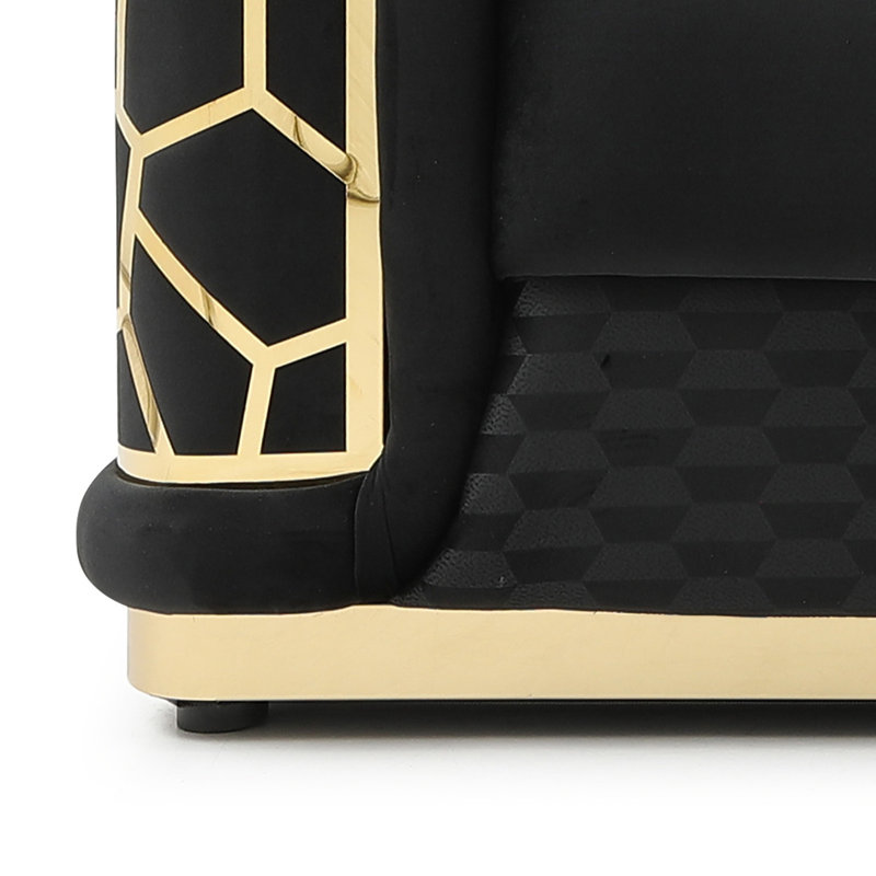 Canapé élégant Talia G0997A-S, Noir