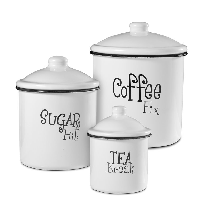 Metal Jar - Set of 3