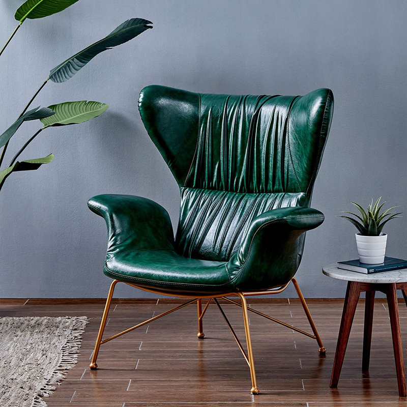 Germanos Upholstered Wingback Chair