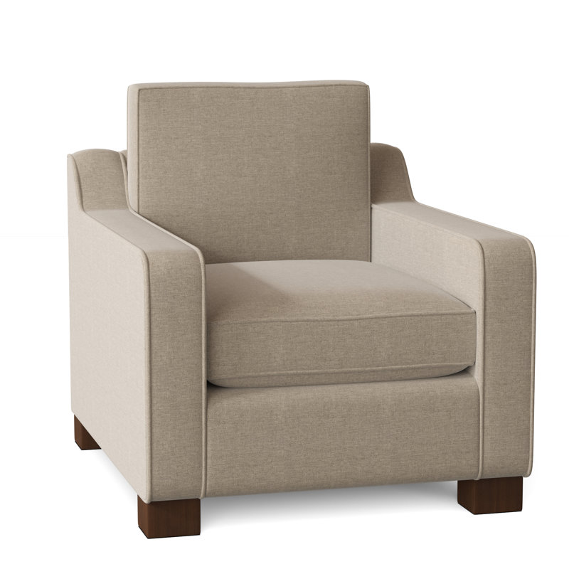 Fauteuil de 33 po de large Aceyon, Noyer, Sandstone Jango