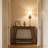 Rustic Console Table,2-Tier Entryway Table,Narrow Sofa Table