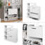 10 - Pair Flip Down Shoe Storage