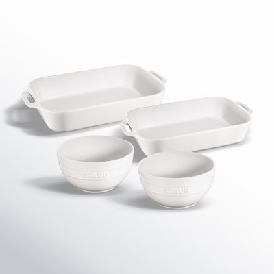 Staub Ceramic 4-Piece Baking Dish Set