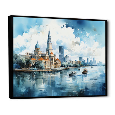 «Vietnam Ho Chi Minh City Skyline II», reproduction sur toile