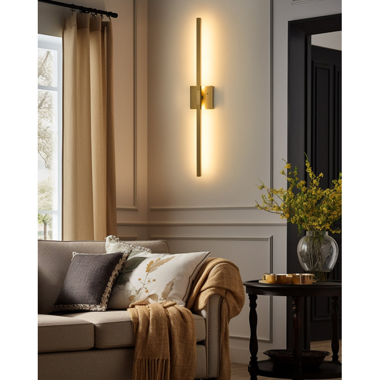 Battery Operated Wall Sconce With Remote Control, Wireless Dimmable Led Wall Sconce Non-Hardwired