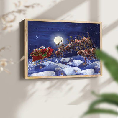 Rooftop Ride -Framed Print - Restickable
