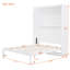 Grand lit escamotable mural avec tablettes, blanc-1933686011