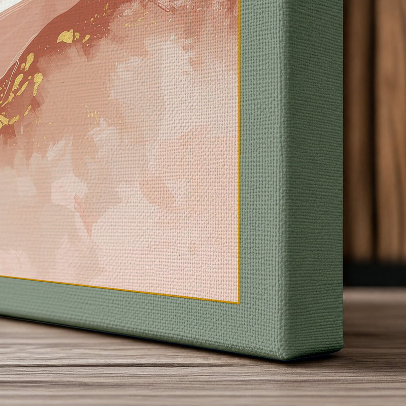Dunes at Dusk Coastal - Wrapped Canvas, 18x12 - 45.7 x 30.5 cm, Sage Border
