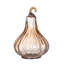 Glass Pumpkin - Set of 2 - 4.3"Dia. x 7" - Clear