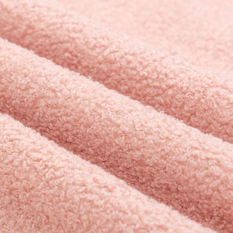 Ergonomic Executive Chair, Pink, Black, Teddy Fleece