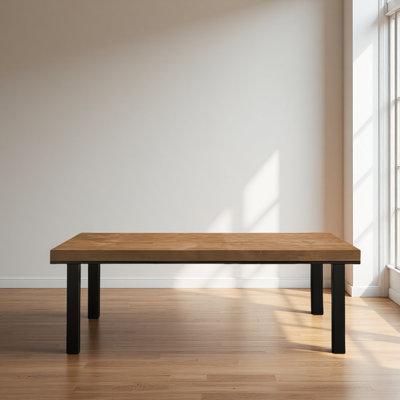Modern Solid Wood Rectangular Conference Table by Latitude Run