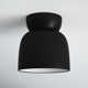 Mira Single Light Ceramic LED Semi Flush Mount