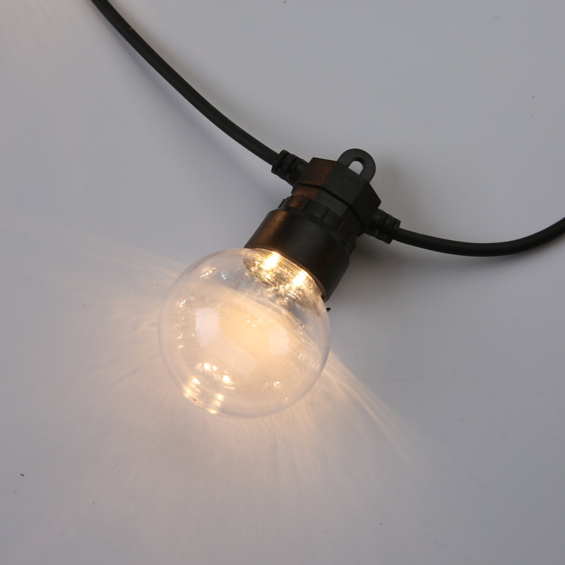 Indoor / Outdoor 12 - Bulb 288 in. Solar Powered LED Globe String Light