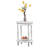 Moravian Oval End Table with Shelf-635084559